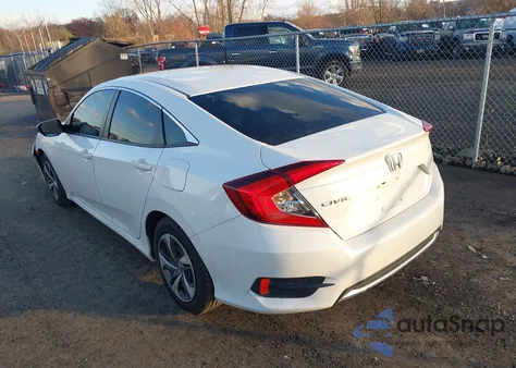 2020 Honda Civic Lx из США, поврежденный, VIN 19XFC2F67LE007760